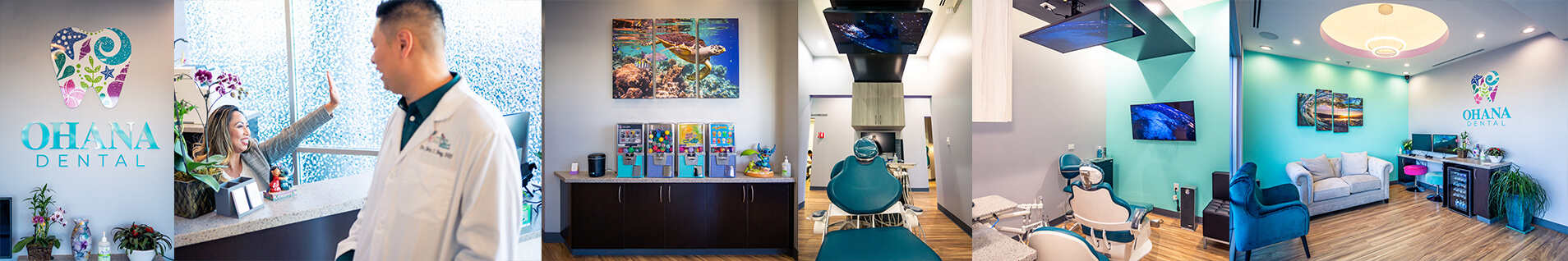 Ohana Dental Office Collage Photo